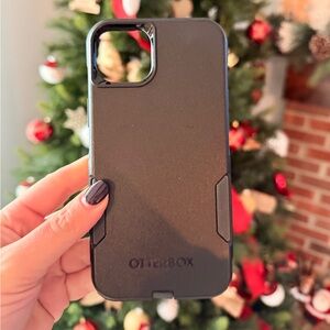 OtterBox Sleek Black Phone Case 14 Plus